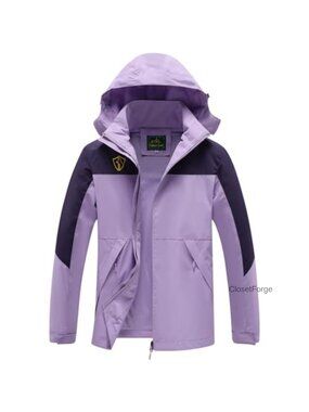Waterproof Lightweight Rain Jacket Packable Windbreaker with Hood